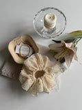 Lace Embroidery Hair Scrunchie
