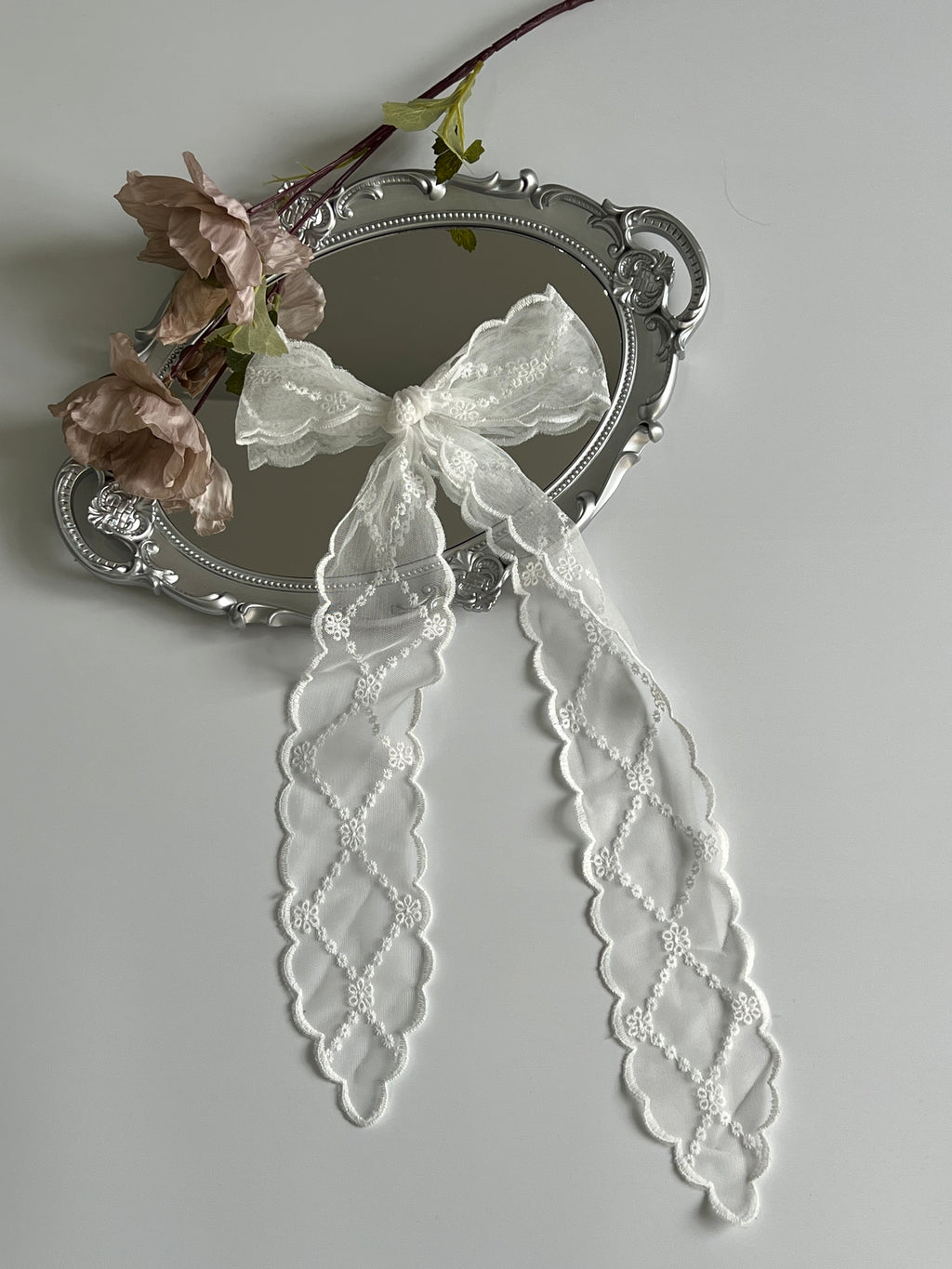 Lattice Embroidered Headband